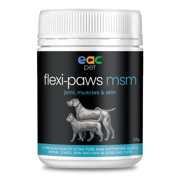 EAC/PAW – Flexi-Paws MSM Joint, Muscles & Skin – 125g