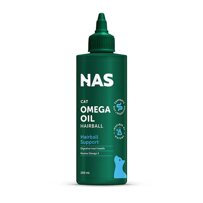 Natural Animal Solutions – Omega Oil, Hairball, 200ml