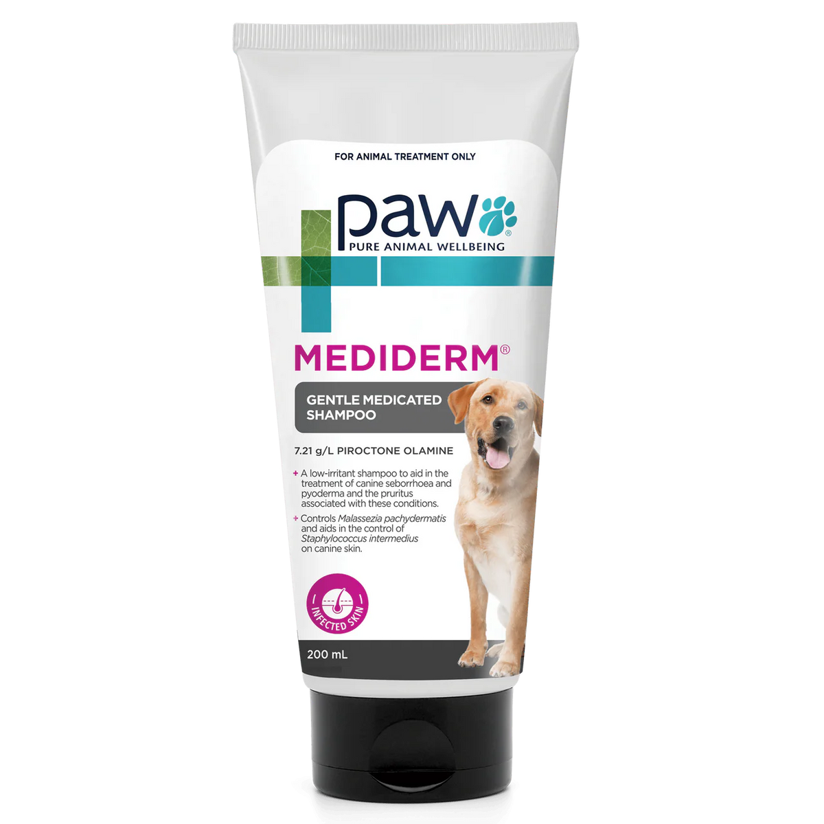 PAW - MediDerm Gentle Medicated Shampoo 200ml