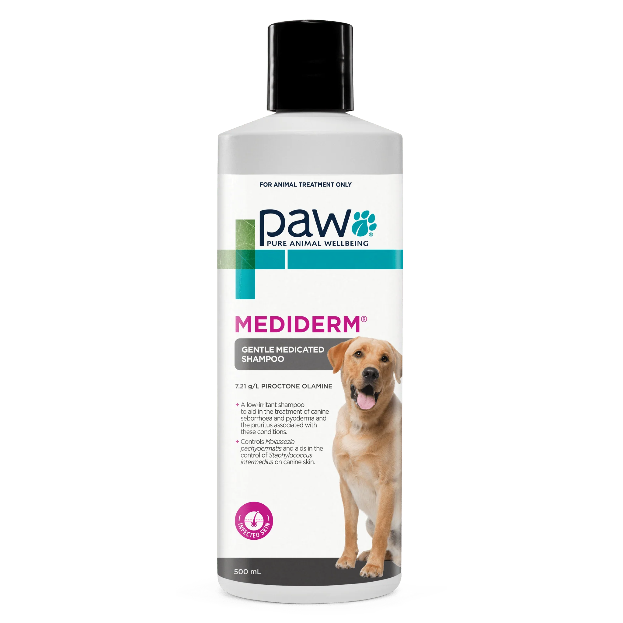 PAW - MediDerm Gentle Medicated Shampoo 500ml
